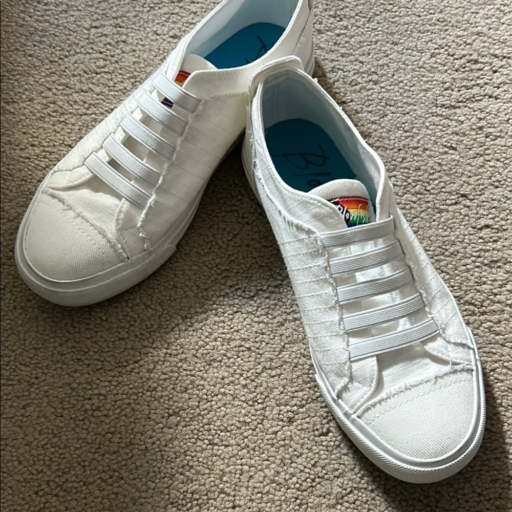 Blowfish Malibu White Slip-On Sneakers